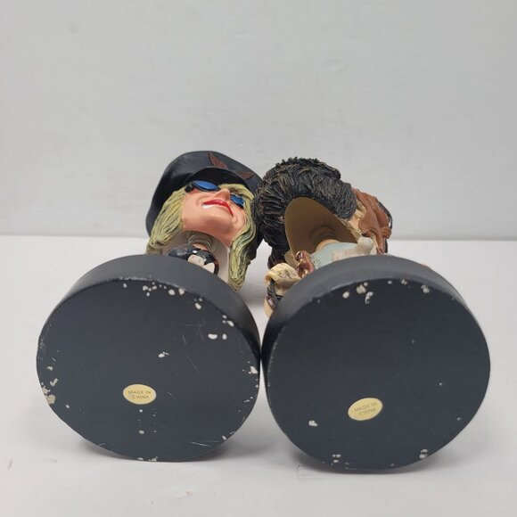 Bopp'n Heads Bobble Head Biker Figurines Krank And Trixie Set of 2 - Picture 5 of 6